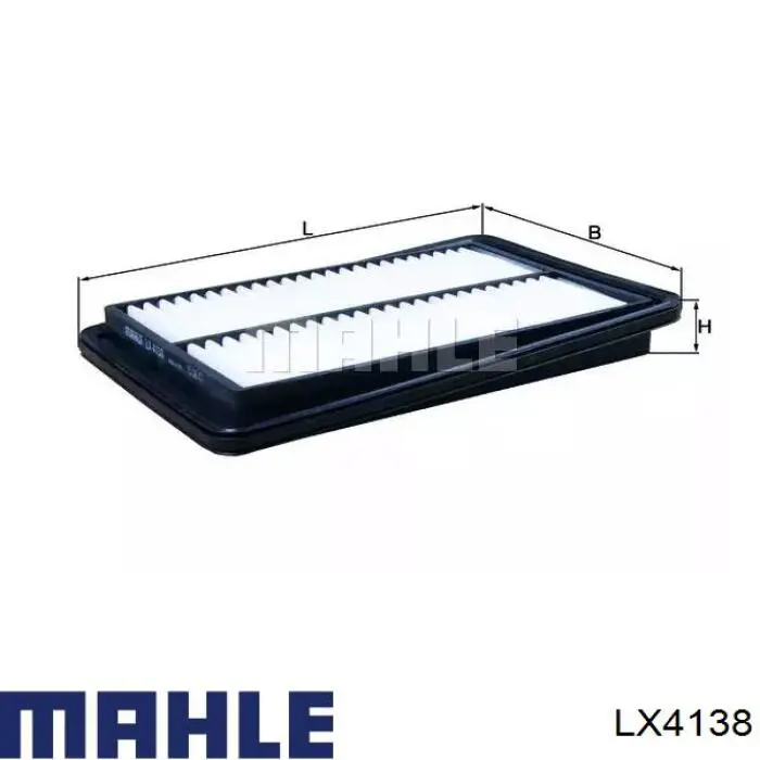 Filtr powietrza Mahle Original LX4138 cena, od 9,67 USD