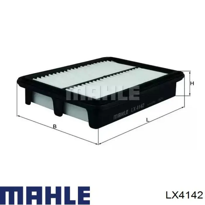 Filtr powietrza Mahle Original LX4142 cena, od 10,07 USD