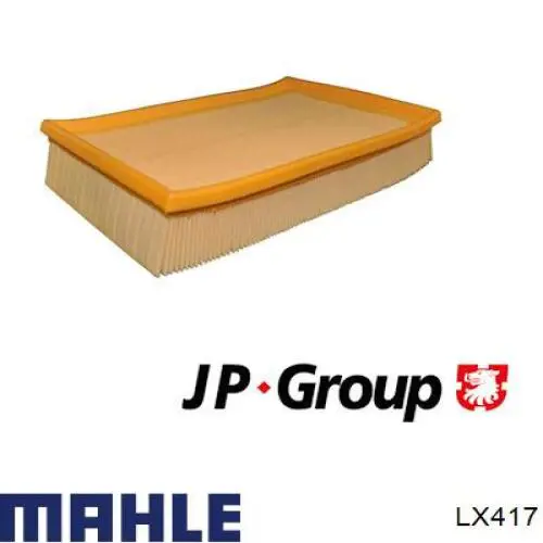 Do koszyka LX417 Mahle Original Filtr powietrza