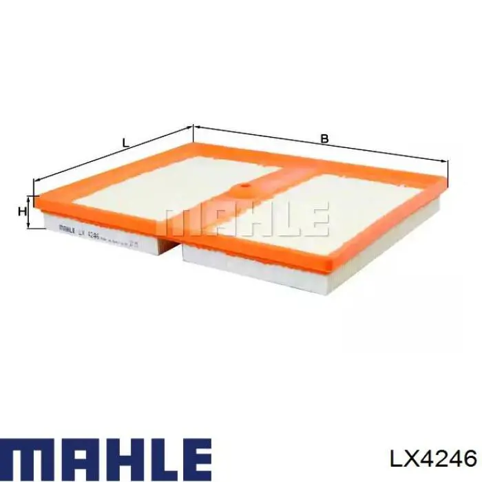 LX4246 Mahle Original Filtr powietrza