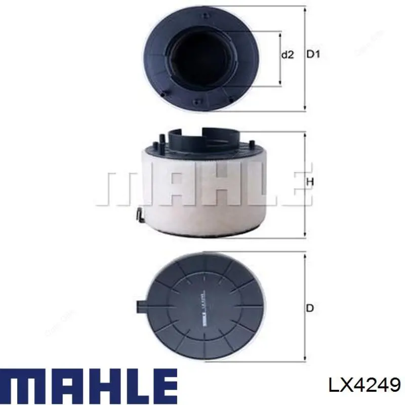 Filtr powietrza Mahle Original LX4249 cena, od 16,30 USD