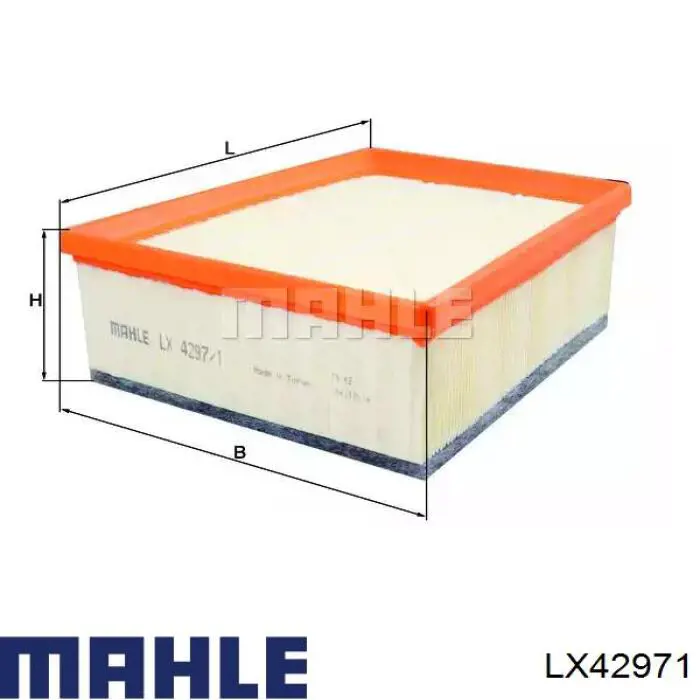 Filtr powietrza Mahle Original LX42971 cena, od 12,82 USD