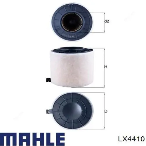 LX4410 Mahle Original filtr powietrza