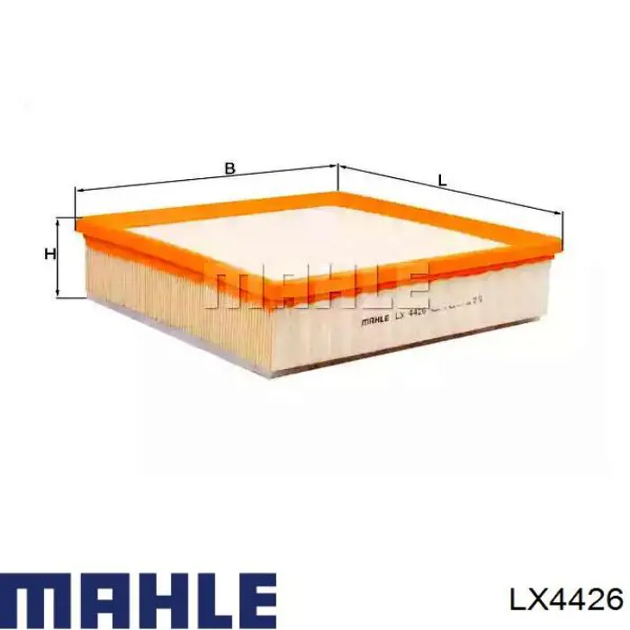 LX4426 Mahle Original filtr powietrza