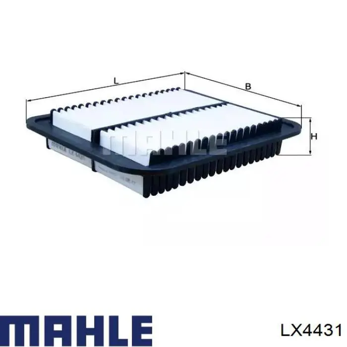 LX4431 Mahle Original filtr powietrza