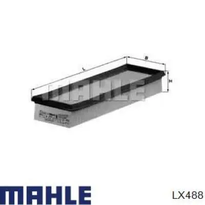 Filtr powietrza Mahle Original LX488 cena, od 7,81 USD