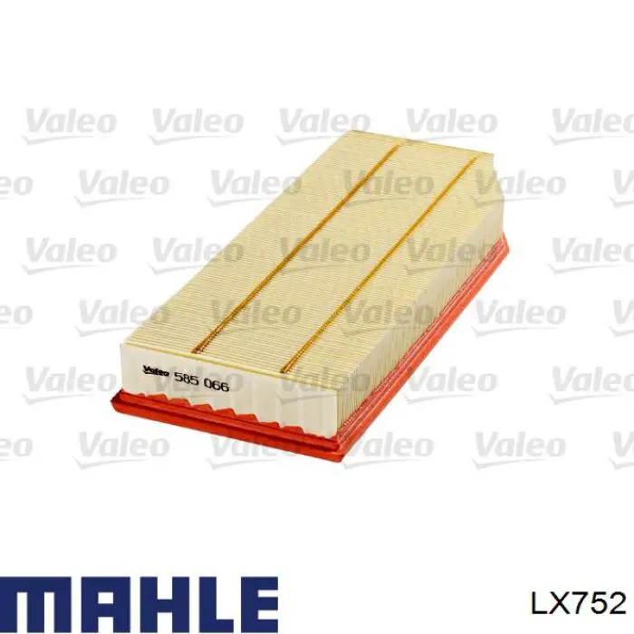 Do koszyka LX752 Mahle Original Filtr powietrza