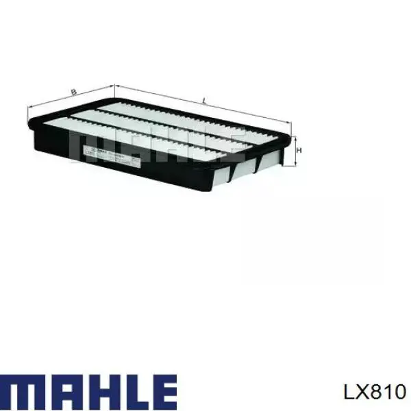 Filtr powietrza Mahle Original LX810 cena, od 10,86 USD