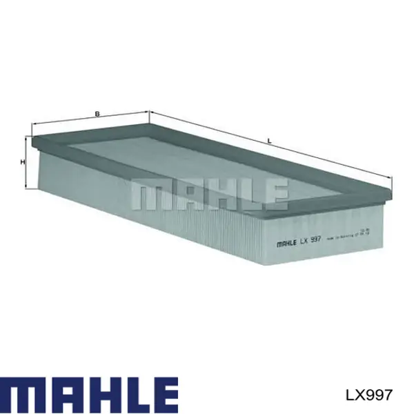 Filtr powietrza Mahle Original LX997 cena, od 9,31 USD