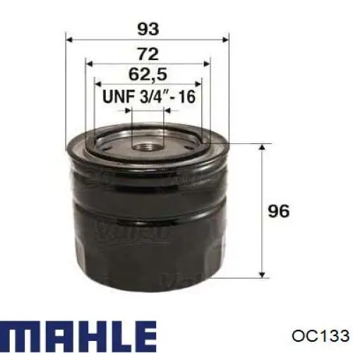 Filtr oleju Mahle Original OC133 cena, od 14,01 USD