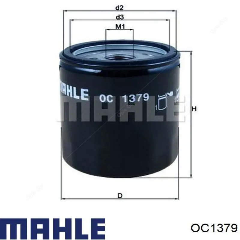 Filtr oleju Mahle Original OC1379 cena, od 12,51 USD
