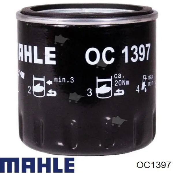 Filtr oleju Mahle Original OC1397 cena, od 10,86 USD
