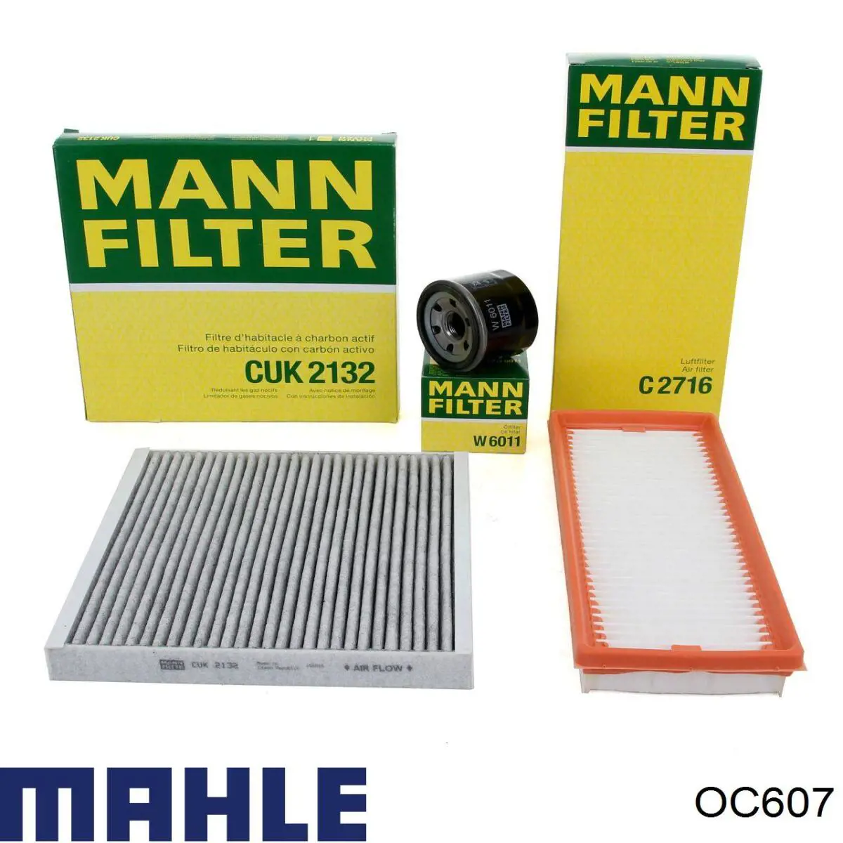 Do koszyka OC607 Mahle Original Filtr oleju