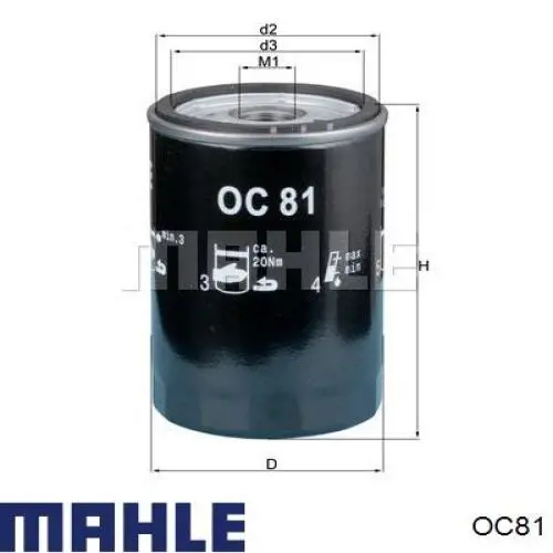 OC81 Mahle Original Filtr oleju