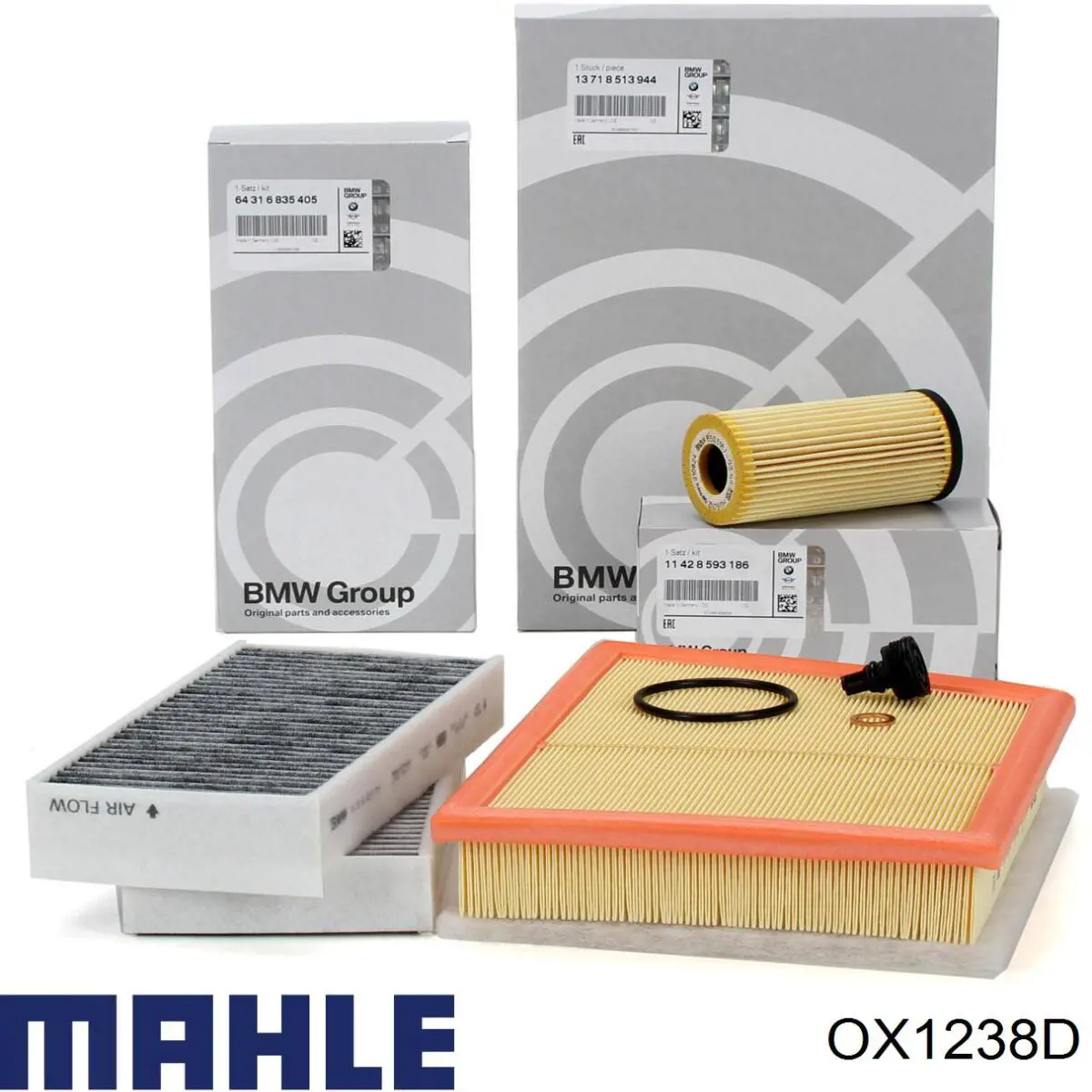 Do koszyka OX1238D Mahle Original Filtr oleju