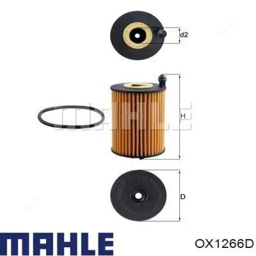 OX1266D Mahle Original Filtr oleju