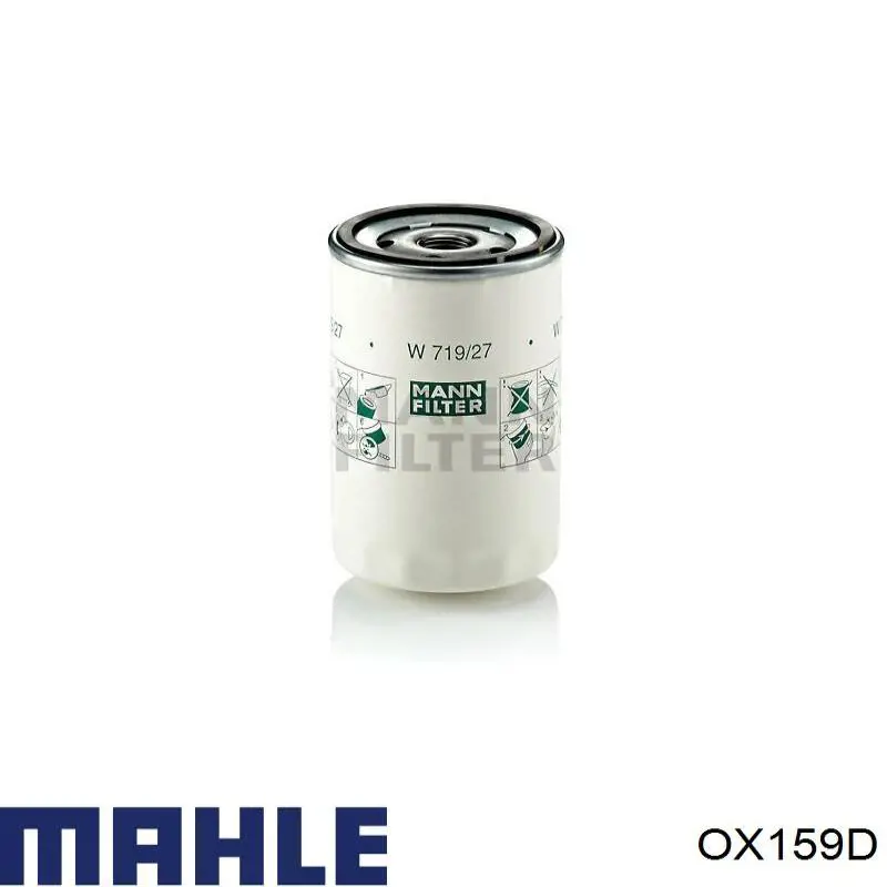 Filtr oleju OX159D Mahle Original