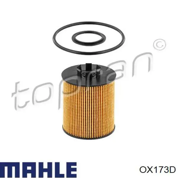 Filtr oleju Mahle Original OX173D cena, od 5,80 USD