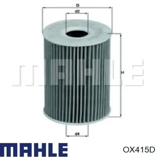 Do koszyka OX415D Mahle Original Filtr oleju