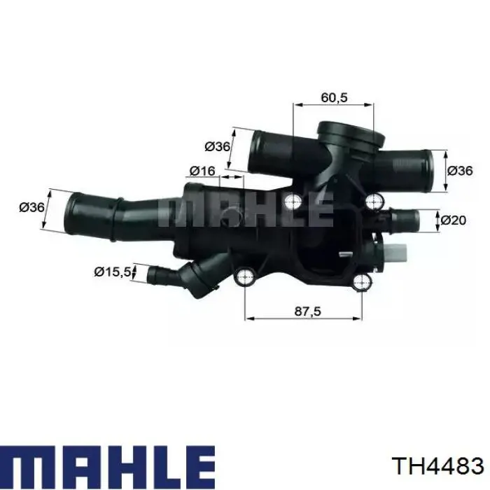 Obudowa termostatu Mahle Original TH4483 cena, od 45,42 USD