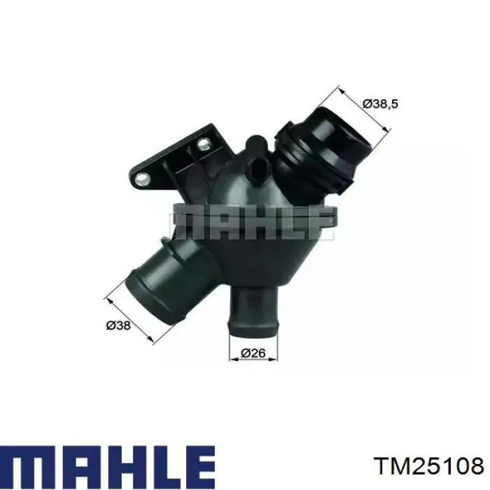 Obudowa termostatu Mahle Original TM25108 cena, od 63,50 USD