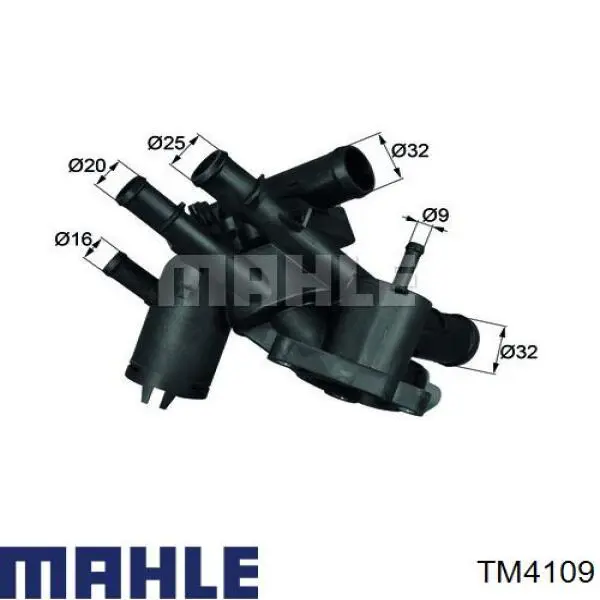 Obudowa termostatu Mahle Original TM4109 cena, od 227,15 USD