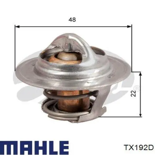 Do koszyka TX192D Mahle Original Termostat