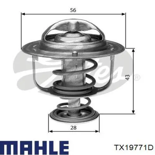 Termostat Mahle Original TX19771D cena, od 22,22 USD