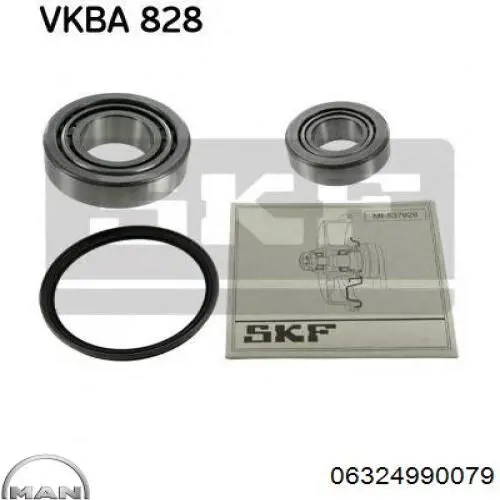 Łożysko piasty przedniej 06324990079 MAN