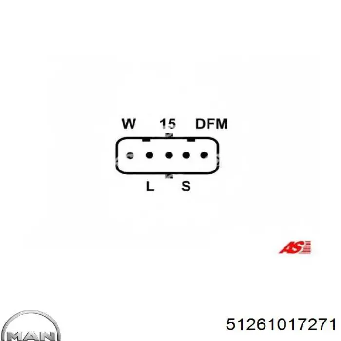 51261017271 MAN Alternator
