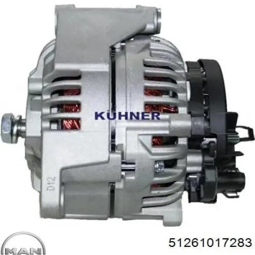 Alternator 51261017283 MAN