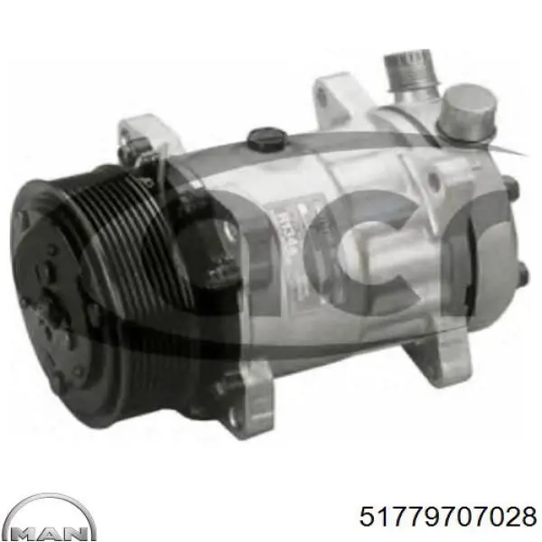 Sprężarka klimatyzacji MAN 51779707028 cena, od 238,30 USD