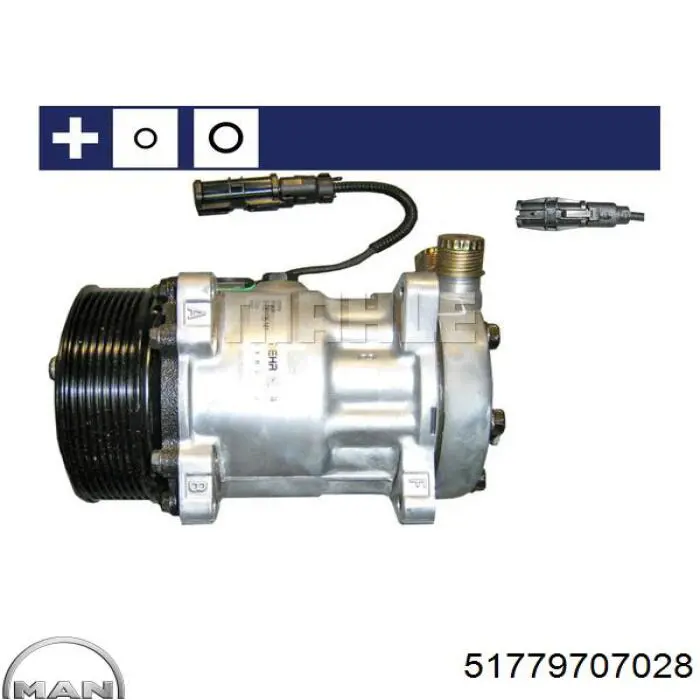 Sprężarka klimatyzacji MAN 51779707028 cena, od 238,30 USD
