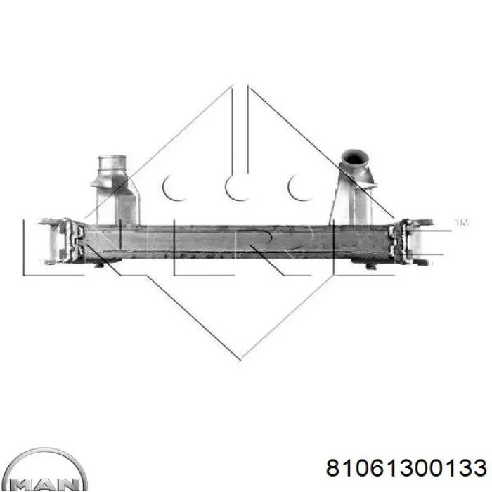 Chłodnica intercoolera MAN 81061300133 cena, od 282,26 USD
