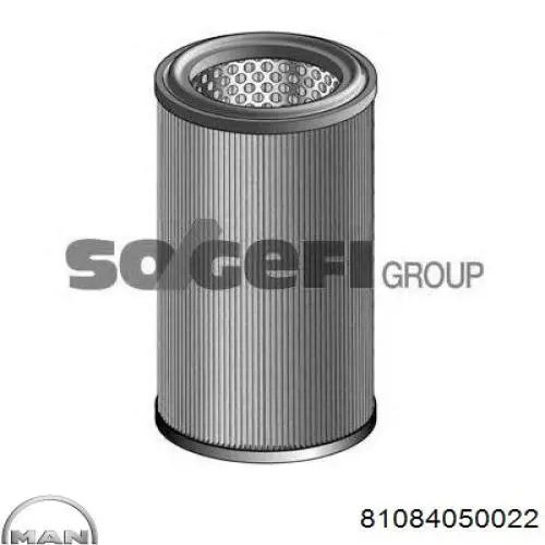 Filtr powietrza 81084050022 MAN