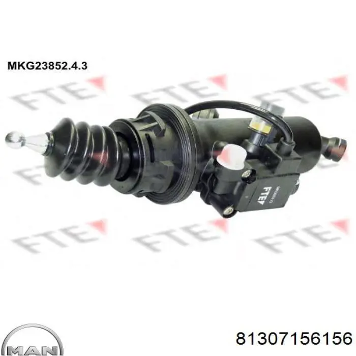 Do koszyka 81307156156 MAN Cylinder sprzęgła główny