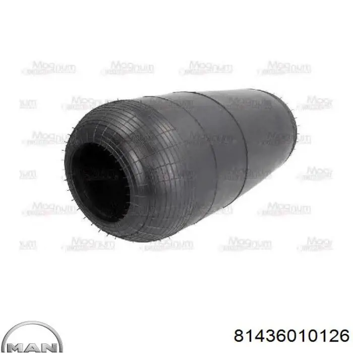 Poduszka pneumatyczna (resor pneumatyczny) mostu MAN 81436010126 cena, od 49,05 USD
