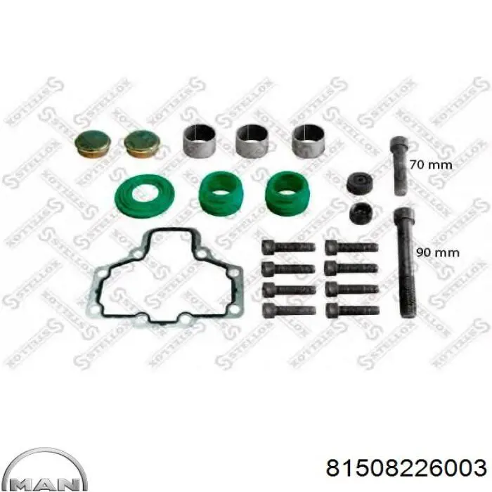 Do koszyka 81508226003 MAN Zestaw naprawczy zacisku hamulcowego przedniego