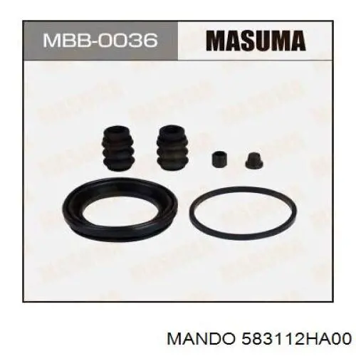 Zacisk hamulcowy tylny prawy 582302H300 Hyundai/Kia