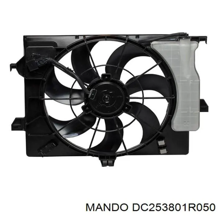 253801R600 Hyundai/Kia Dyfuzor chłodnicy, w komplecie z silnikiem i wirnikiem