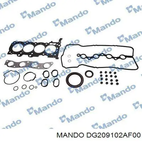 Zestaw uszczelek silnika pełny Mando DG209102AF00 cena, od 115,93 USD
