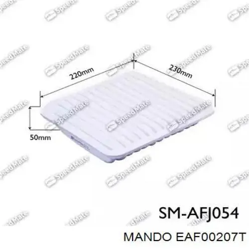Filtr powietrza Mando EAF00207T cena, od 10,39 USD