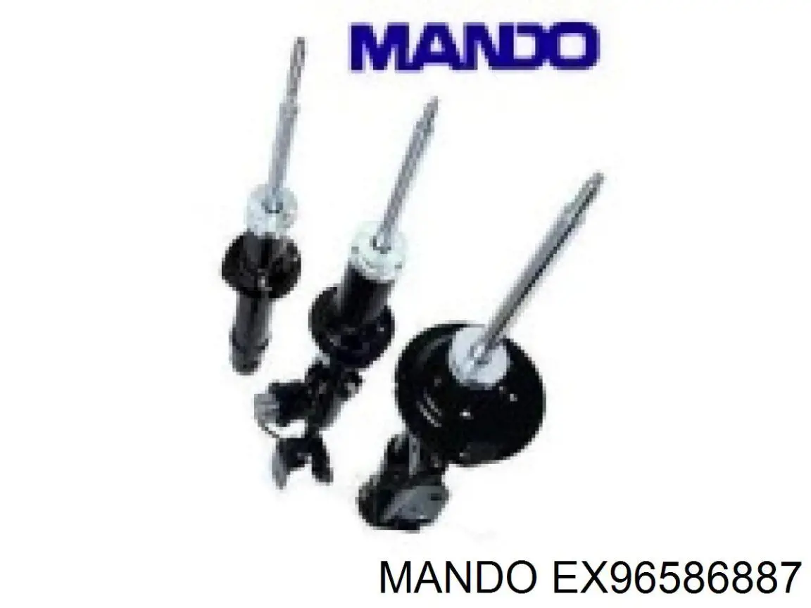 Do koszyka EX96586887 Mando Amortyzator przedni lewy