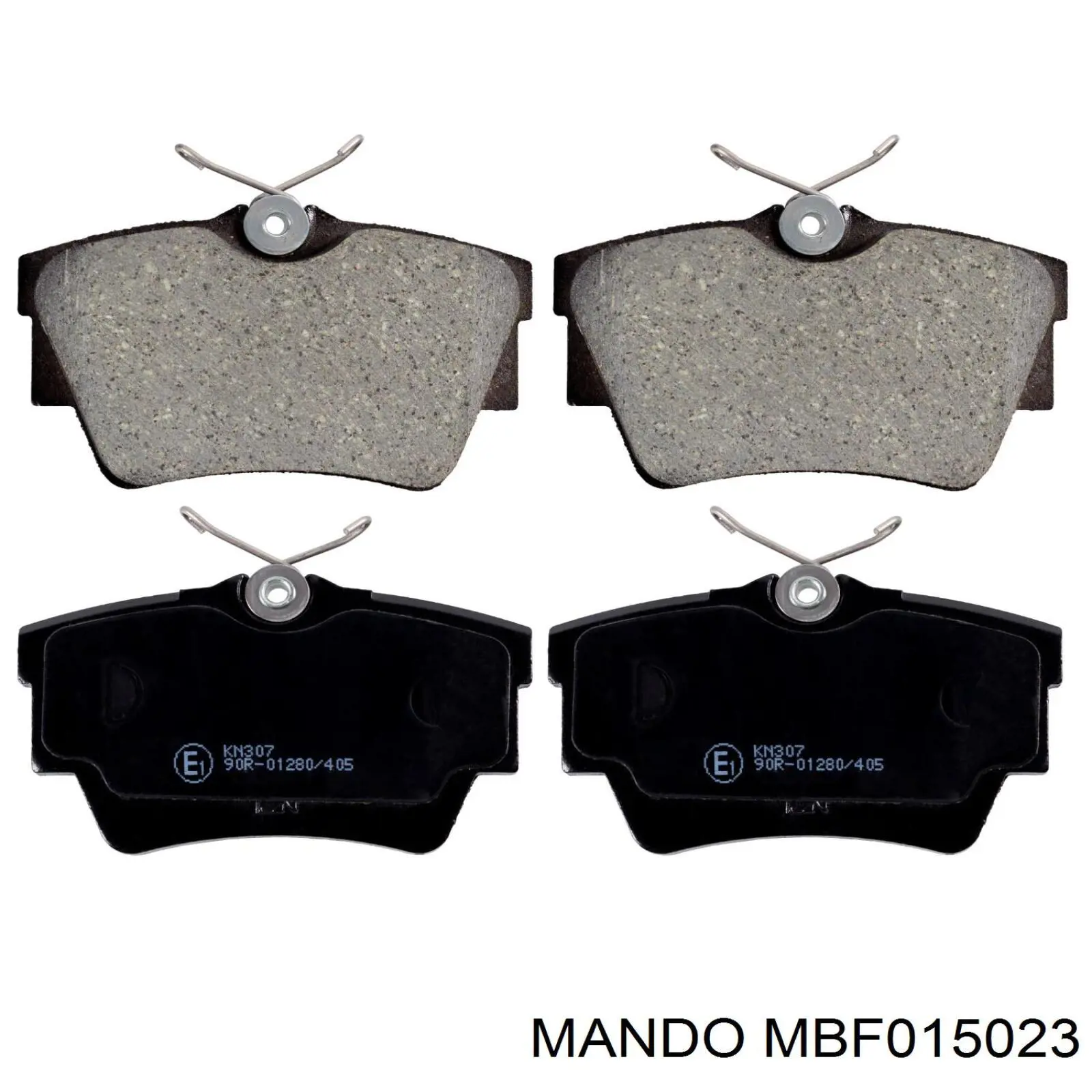 MBF015023 Mando okładziny (klocki do hamulców tarczowych tylne)