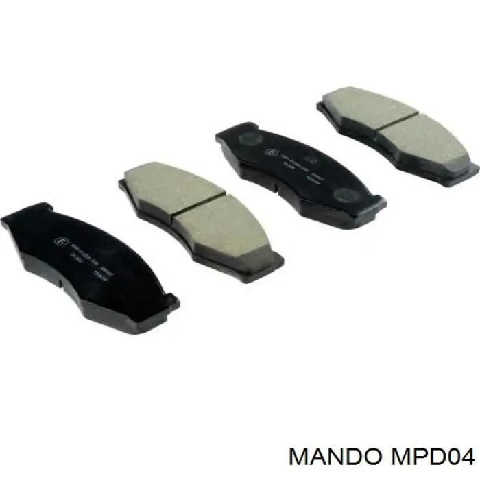 Klocki hamulcowe przednie tarczowe Mando MPD04 cena, od 15,06 USD