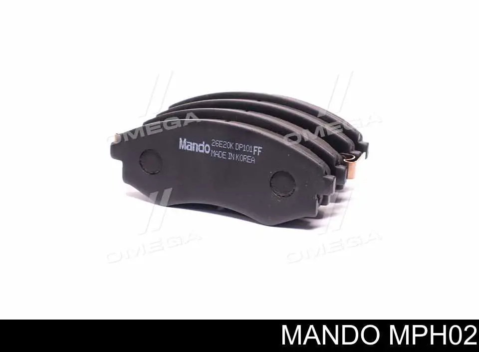 MPH02 Mando Klocki hamulcowe przednie tarczowe