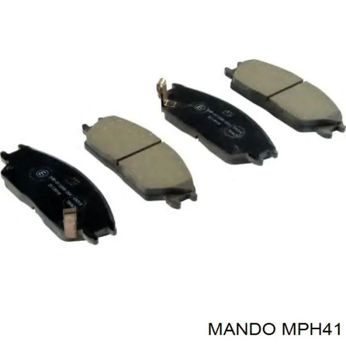 Klocki hamulcowe przednie tarczowe SP1203 Hyundai/Kia