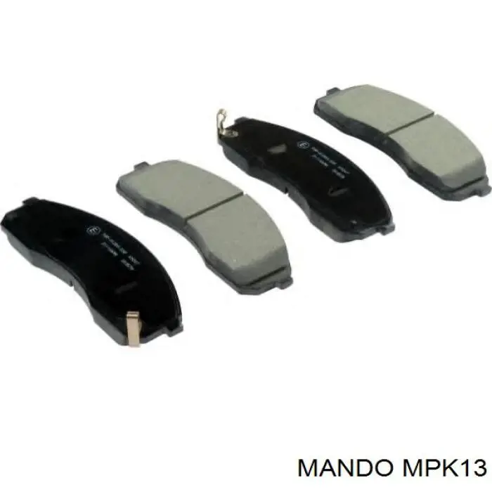 Klocki hamulcowe przednie tarczowe Mando MPK13 cena, od 31,61 USD