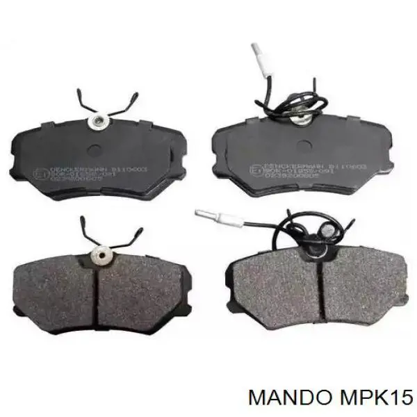 Do koszyka MPK15 Mando Okładziny (klocki) do hamulców tarczowych tylne