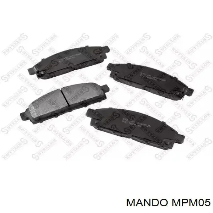 Klocki hamulcowe przednie tarczowe Mando MPM05 cena, od 27,38 USD